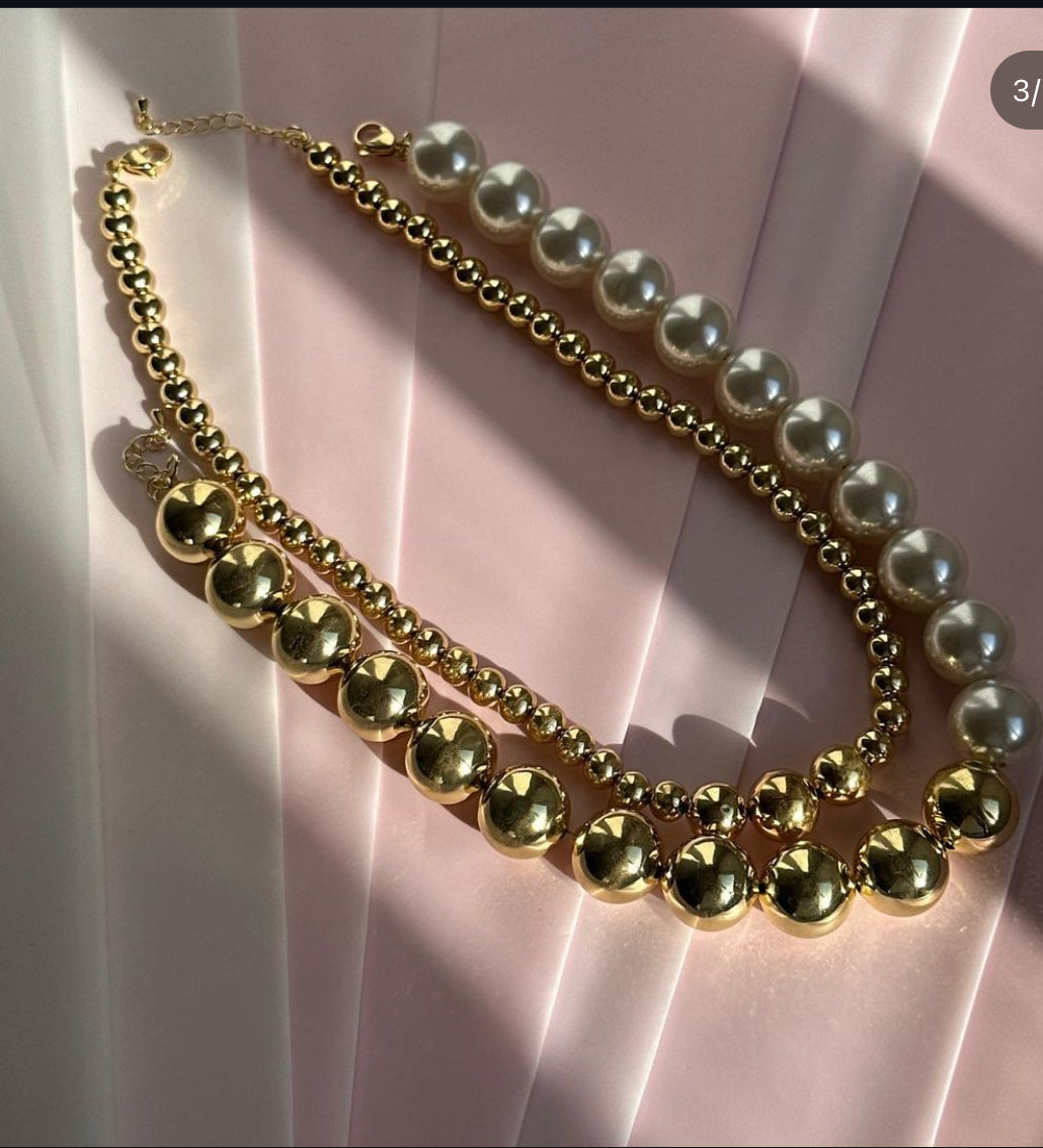Golden Aura Statement Necklace