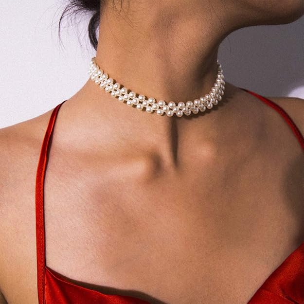 Dew Drop – Minimal Small Pearl Choker