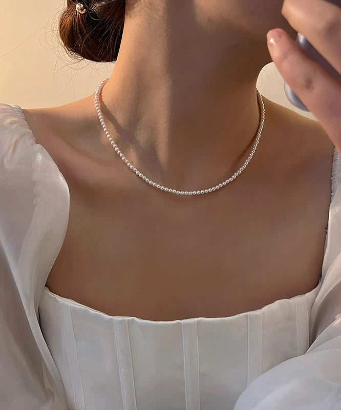 Pearl Princess – Elegant White Pearl Necklace