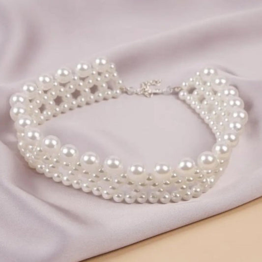 Handmade Pearl Choker