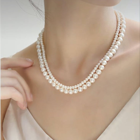 Eternal White Pearl Necklace