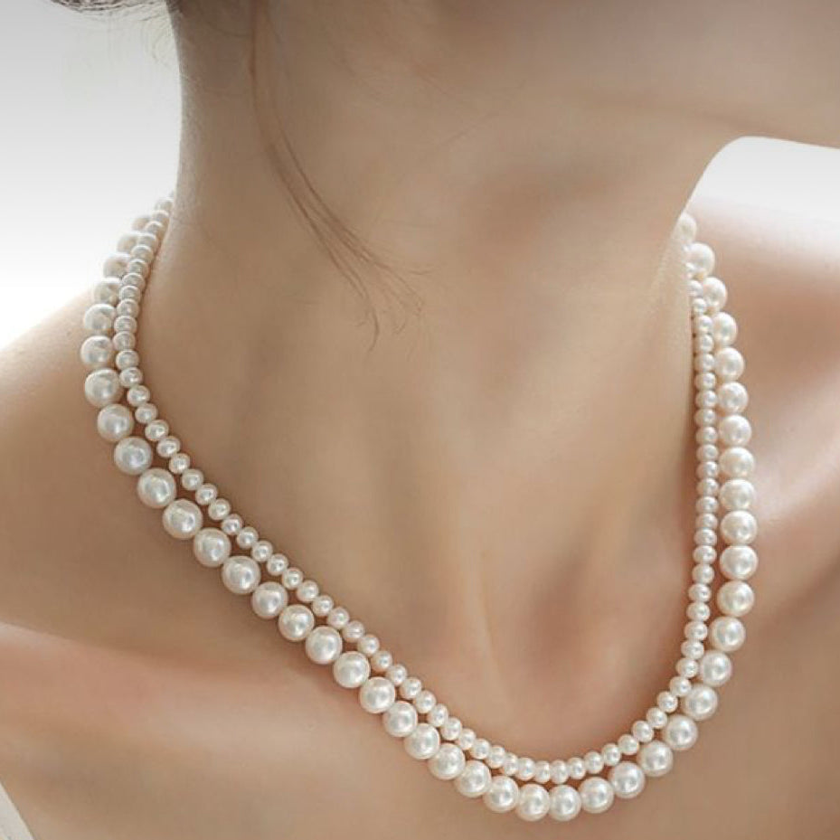 Eternal White Pearl Necklace