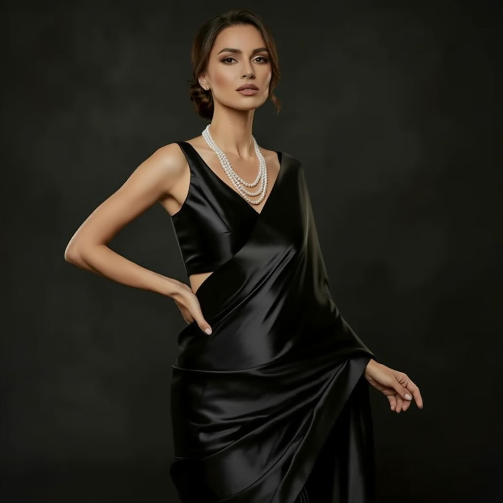 Triple Layer Artificial Pearl Necklace for Women