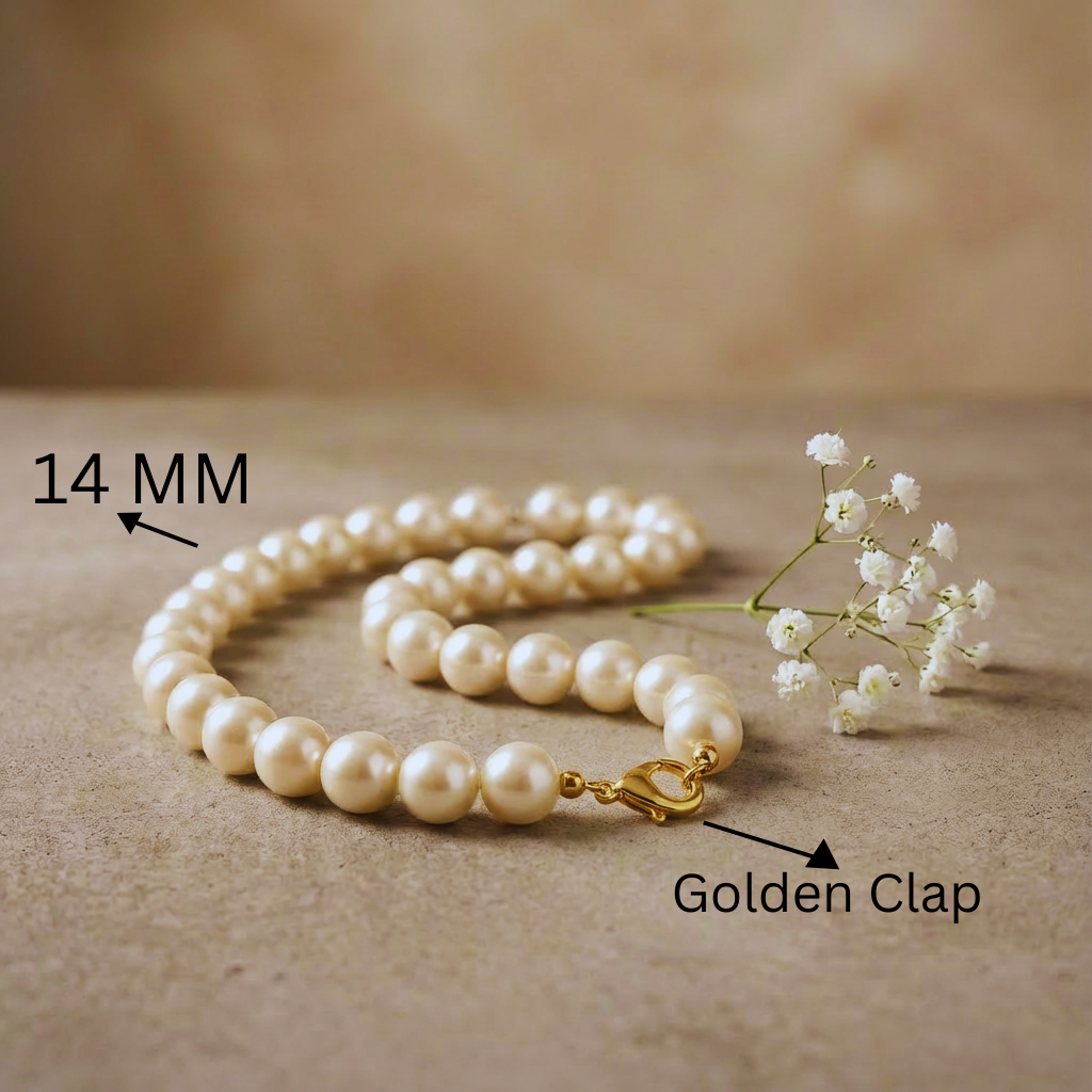 Classic White Pearl Necklace