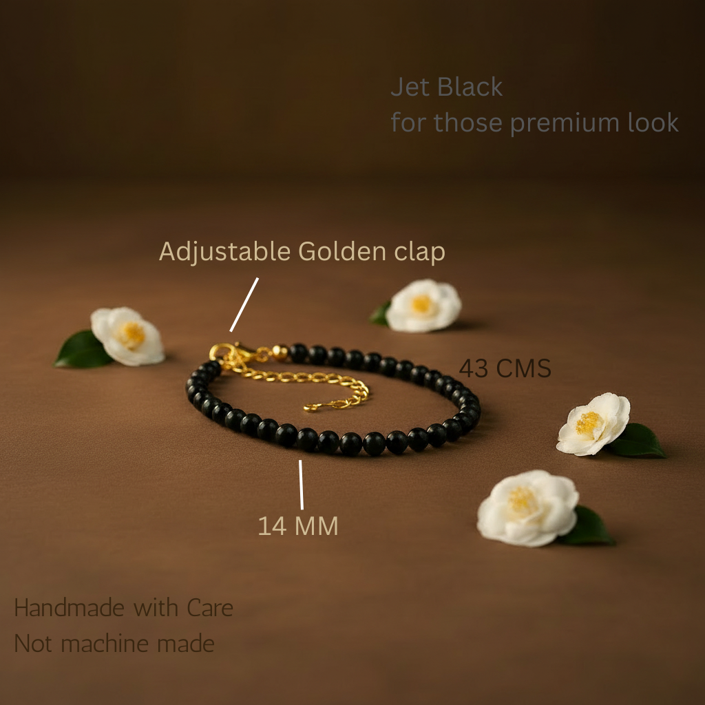 Dark Elegance Bold Black Pearl Choker