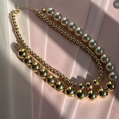 Golden Aura Statement Necklace