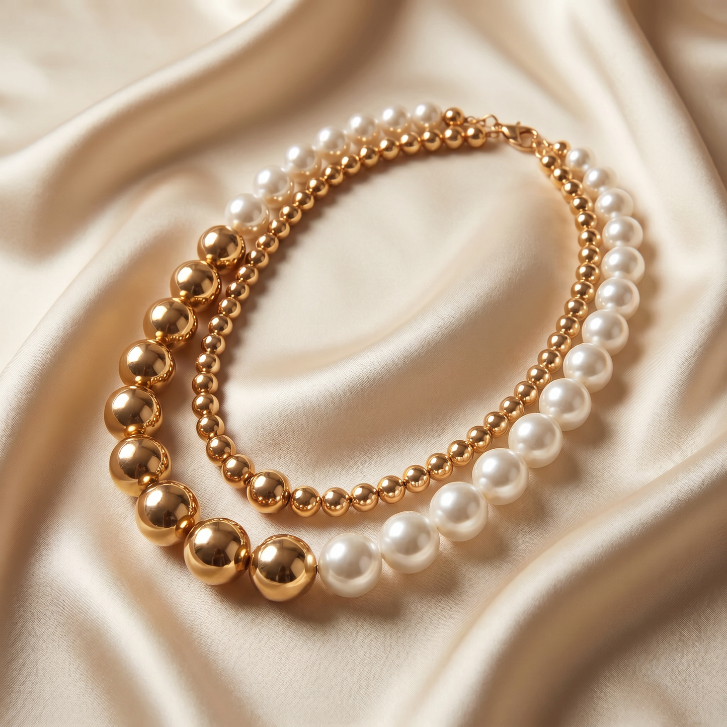 Golden Aura Statement Necklace