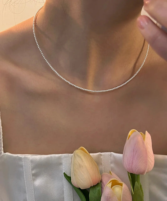 Pearl Princess – Elegant White Pearl Necklace