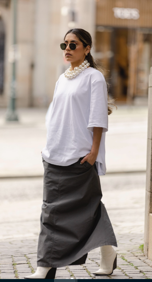 Double Luxe: Bold White Pearl Choker