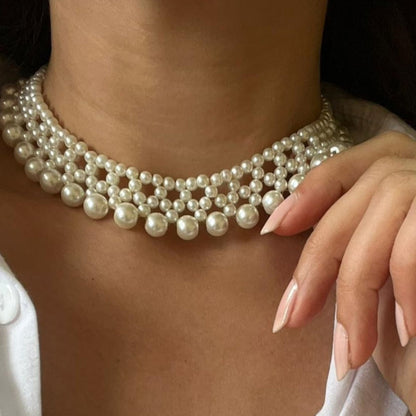 Handmade Pearl Choker