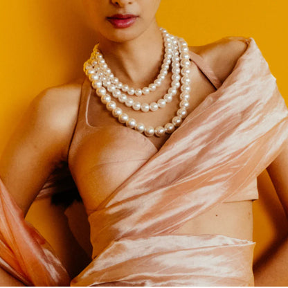 Timeless Beauty Handmade Pearl Choker