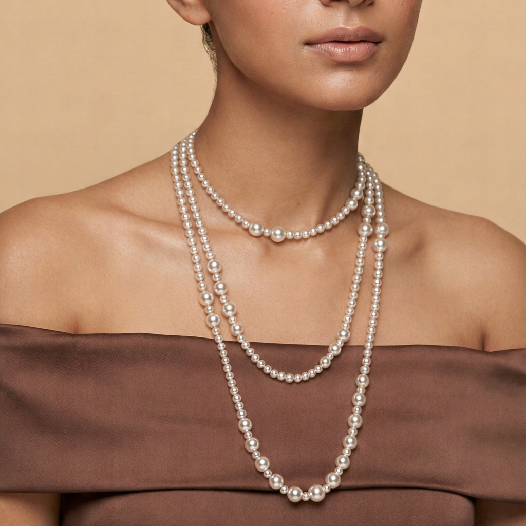 Pure Grace – Long White Pearl Strand