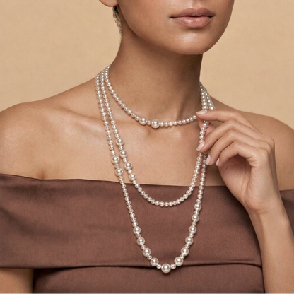 Pure Grace – Long White Pearl Strand
