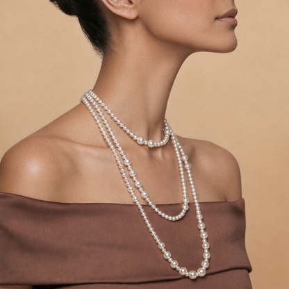 Pure Grace – Long White Pearl Strand