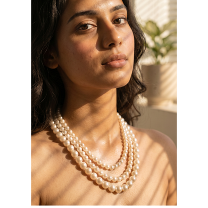 Timeless Beauty Handmade Pearl Choker