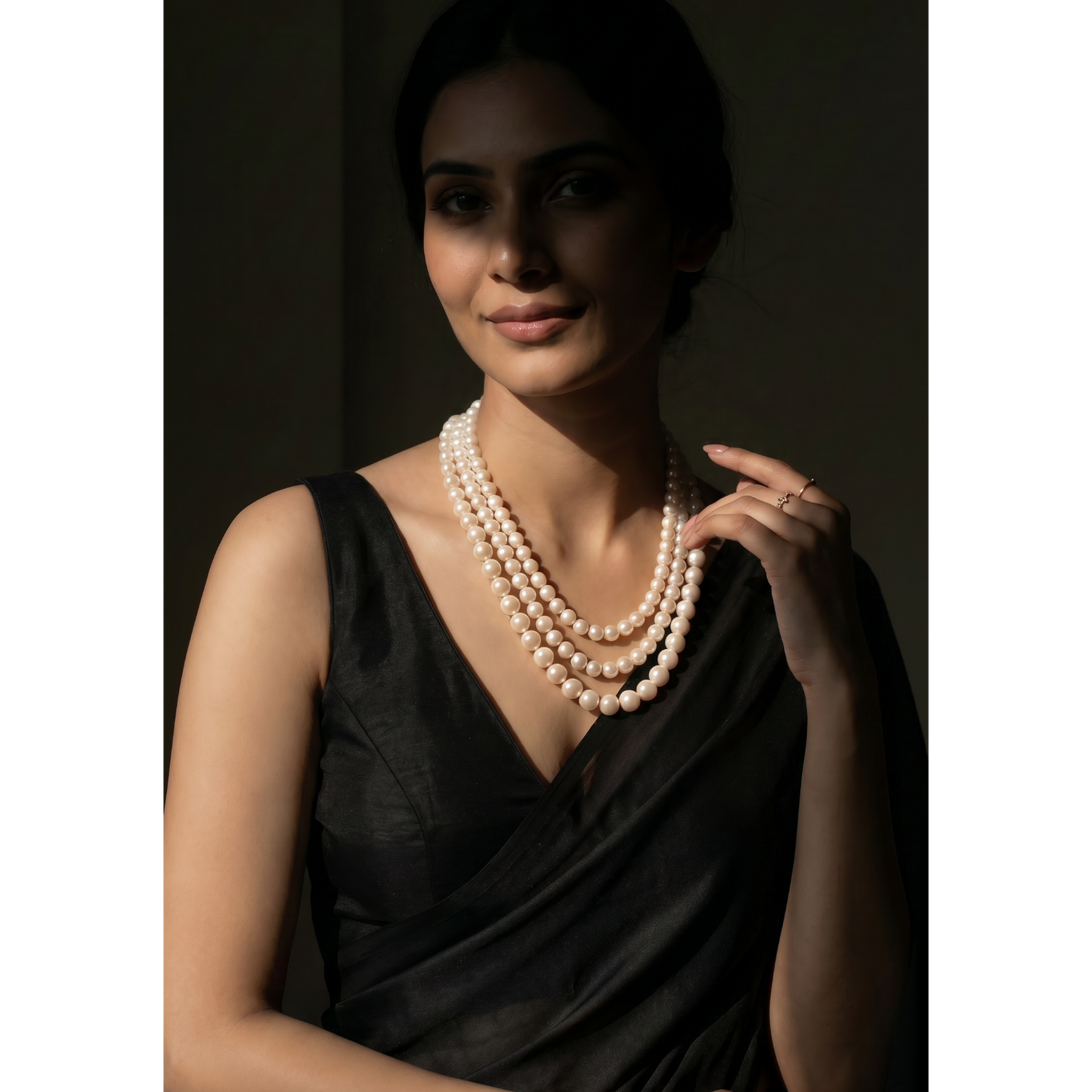 Timeless Beauty Handmade Pearl Choker