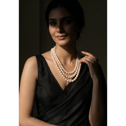 Timeless Beauty Handmade Pearl Choker
