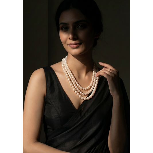 Timeless Beauty Handmade Pearl Choker