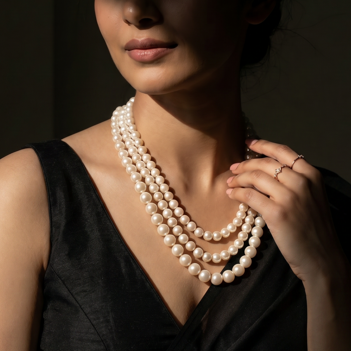 Timeless Beauty Handmade Pearl Choker