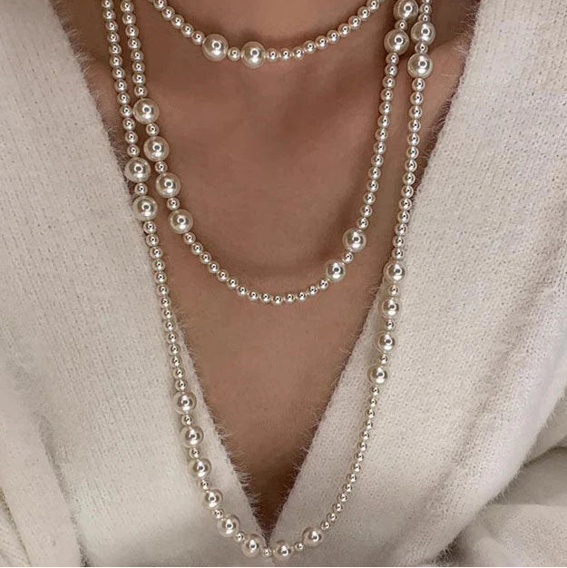 Pure Grace – Long White Pearl Strand