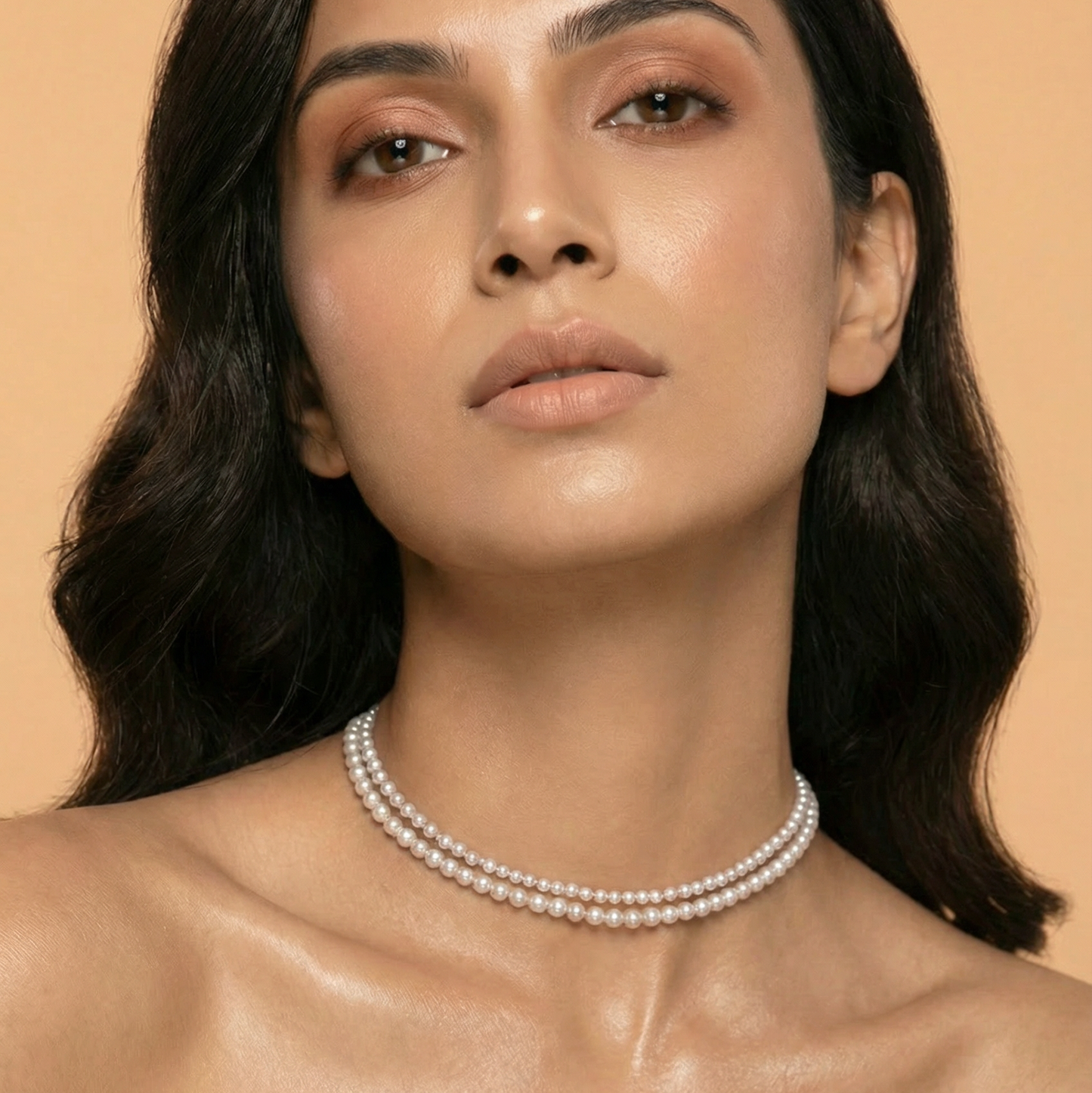 Sugar Pearl Double Strand Choker