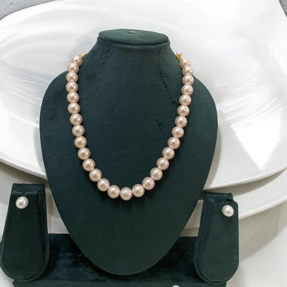 Handmade Triple Strand Pearl Necklace