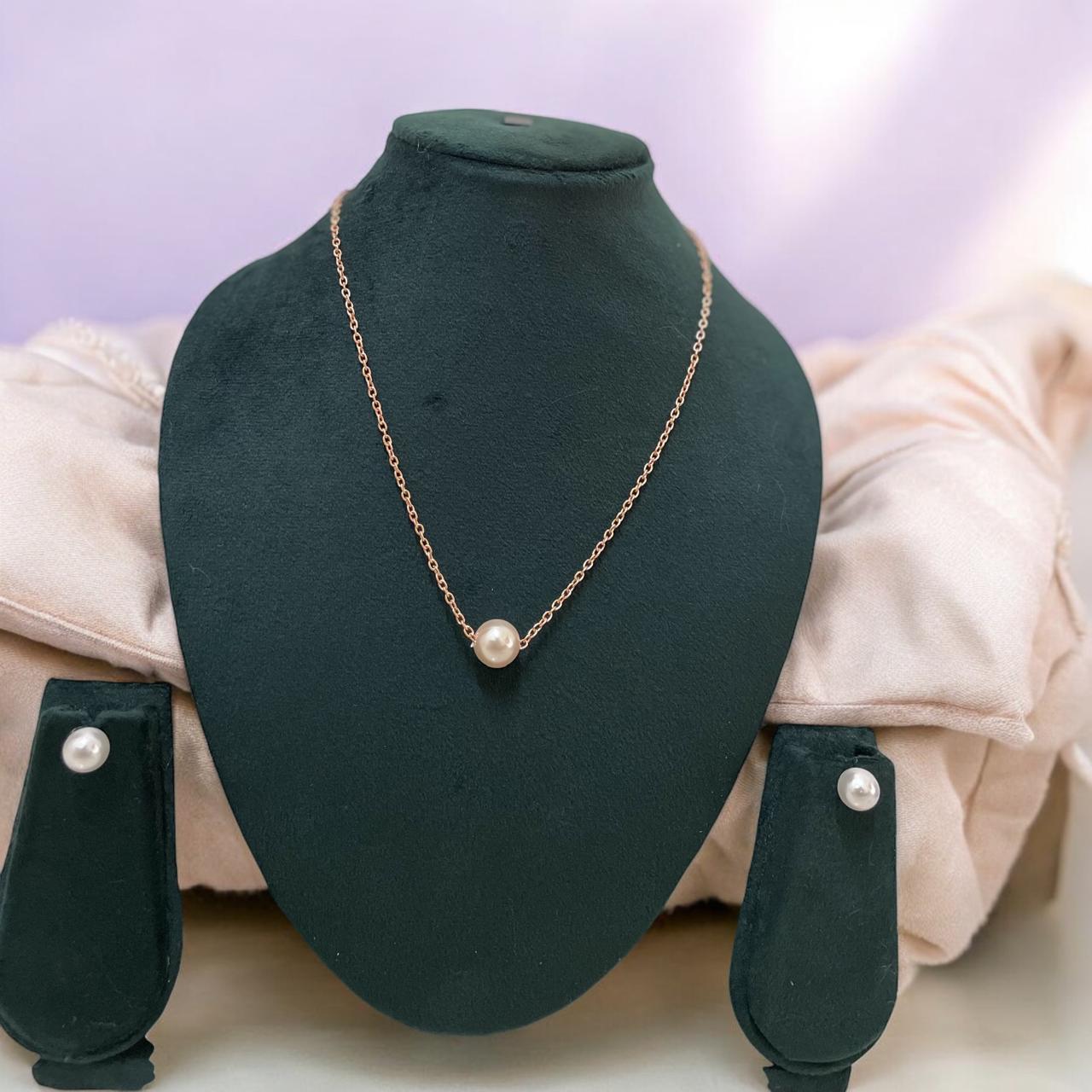 Handmade Triple Strand Pearl Necklace: Timeless Elegance