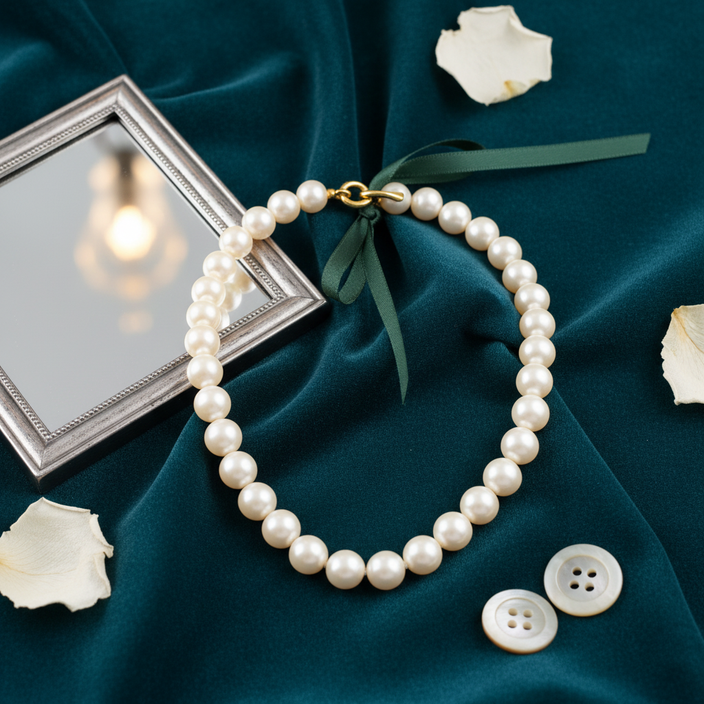 Classic White Pearl Necklace