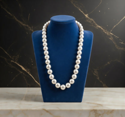 Classic Medium Length Pearl Necklace