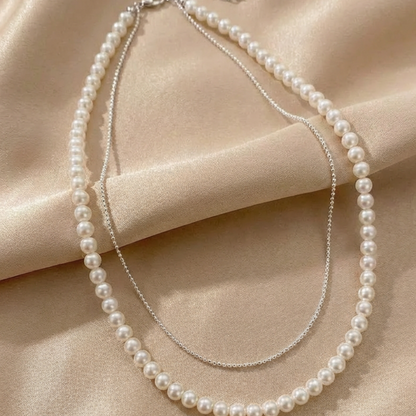 Pearl Princess – Elegant White Pearl Necklace