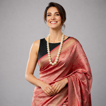 Classic Medium Length Pearl Necklace