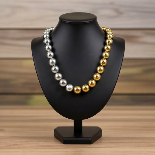 Urban Shine Handmade Silver-Gold Choker