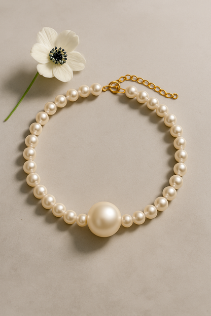 Timeless Grace Pearl Necklace
