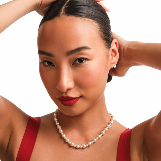 Handmade Mini Pearl Necklace – Subtle & Sophisticated