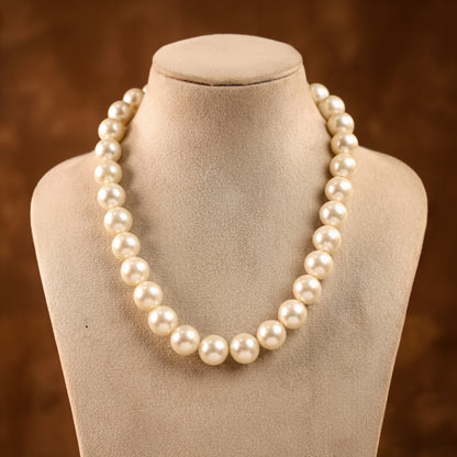 Classic White Pearl Necklace