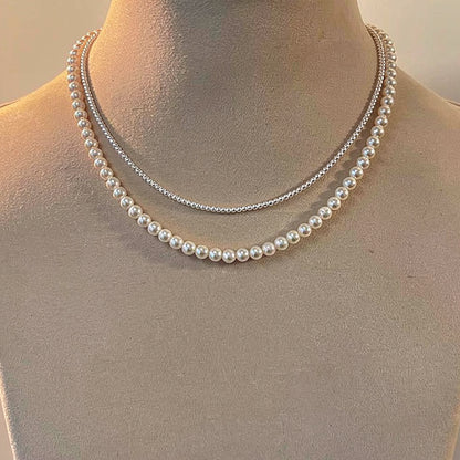 Pearl Princess – Elegant White Pearl Necklace