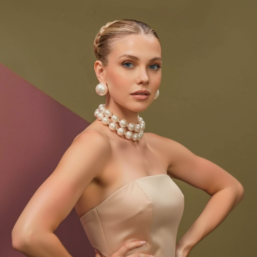 Statement Pearl Necklace