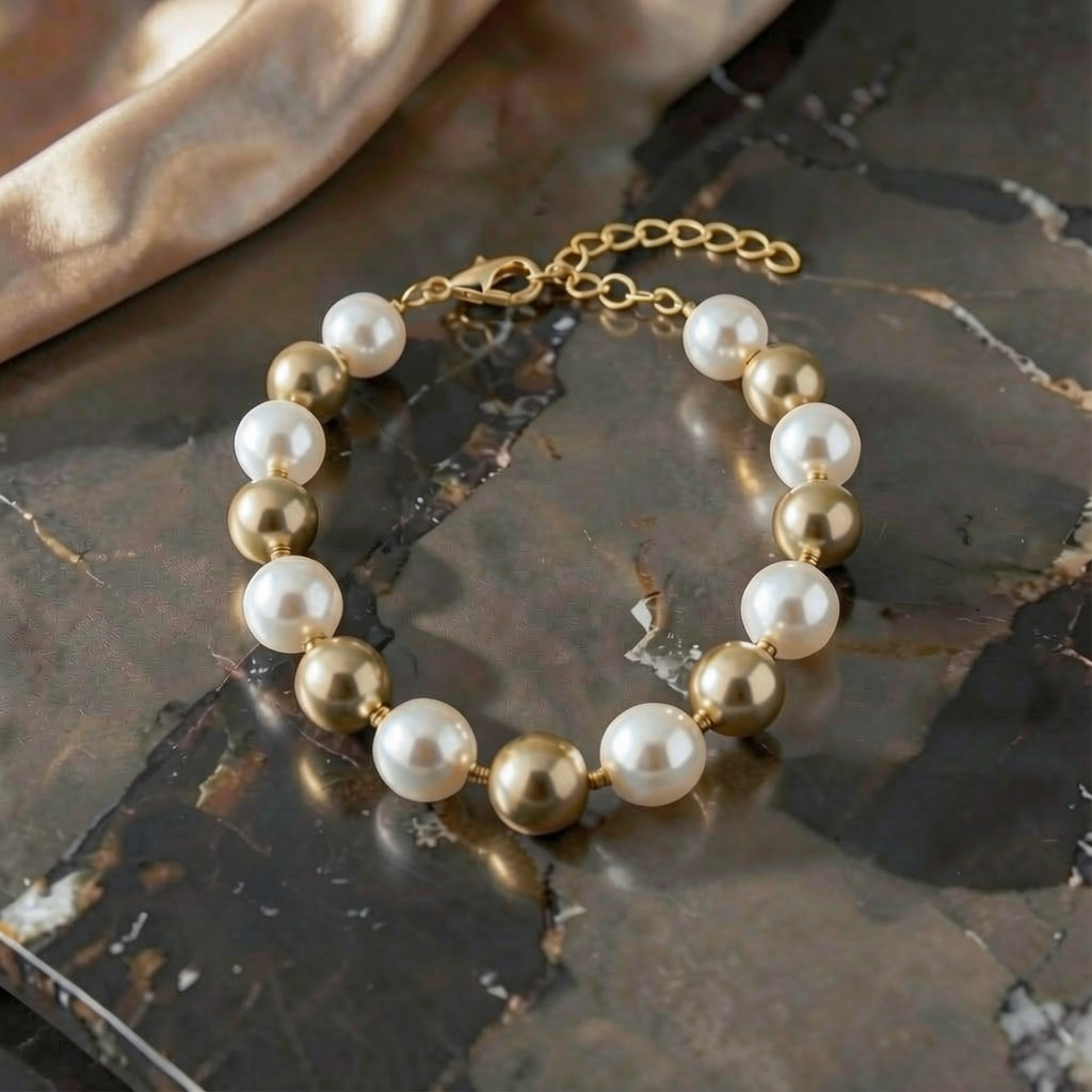 Divine Aura Bold Pearl Choker Set