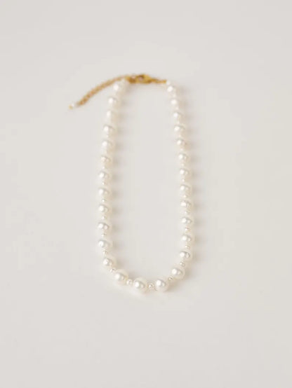 Pure Dew – Dainty Minimal Pearl Necklace