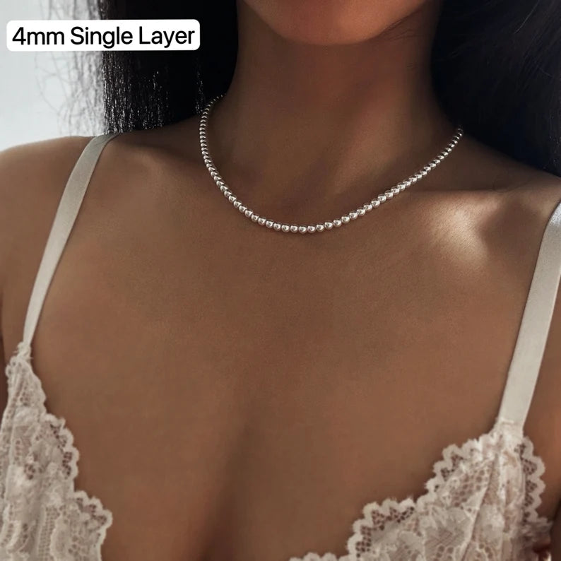Serene Layers – White Pearl Dual Strand