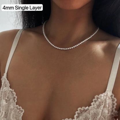Serene Layers – White Pearl Dual Strand