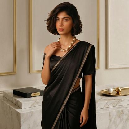 The Aurelia Statement Necklace – Gold & Pearl Choker