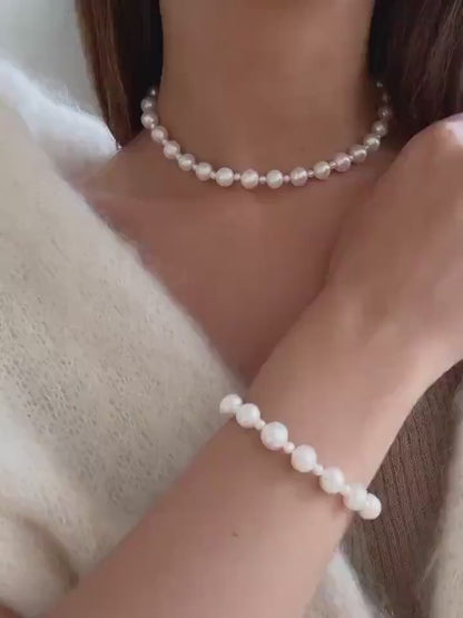 Pure Dew – Dainty Minimal Pearl Necklace